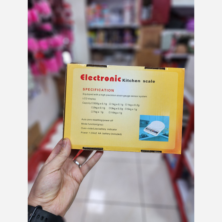 ترازو آشپزخانه دیجیتال با دقت 1 گرم